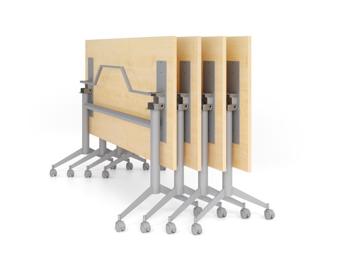Klapptisch fahrbar, 160 x 80 cm, 8 Dekore
